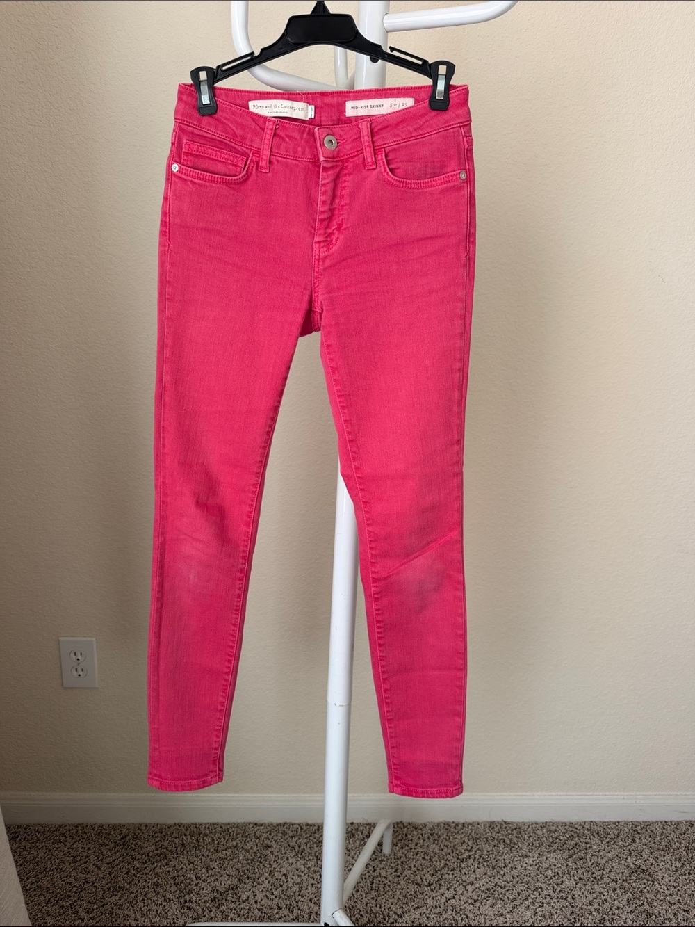 Pulcro Anthropologie Women’s Pink Skinny Jeans -